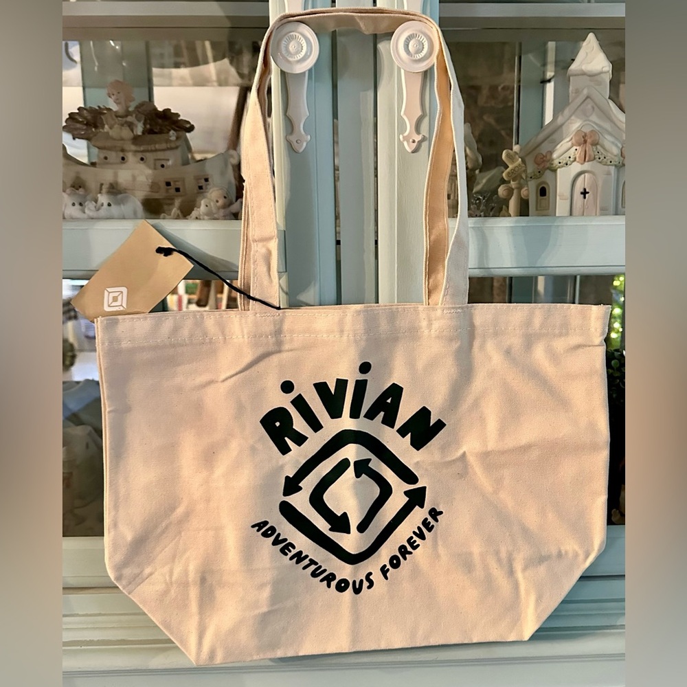 Rivian Tan Tote Bag